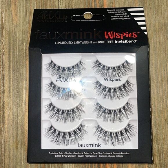 Ardell Faux Mink Wispies Adhesive Lashes - Picture 1 of 4